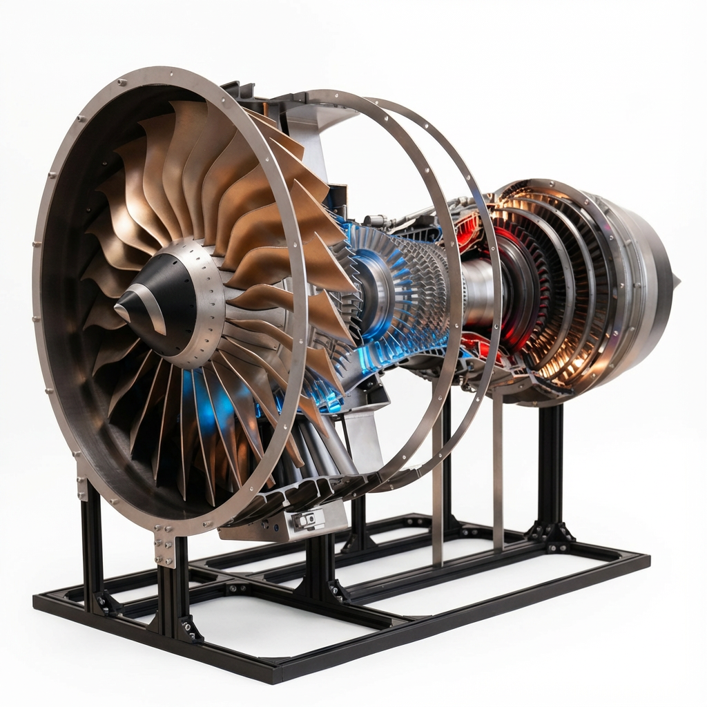 CFM56发动机模型 1：1仿真复刻